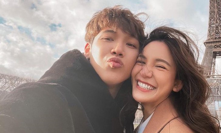 รูปคู่รูปแรก "แกงส้ม" สวีท "ดาว" ส่งท้ายทริปหวาน สาดความมุ้งมิ้งคลั่งรักมาก