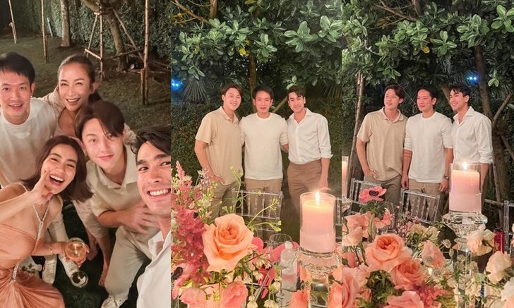 หล่อคูณสาม สามี "เนย โชติกา" ถ่ายรูปคู่ "หมาก-ณเดชน์" เจอกันตั้งแต่ยังเด็ก