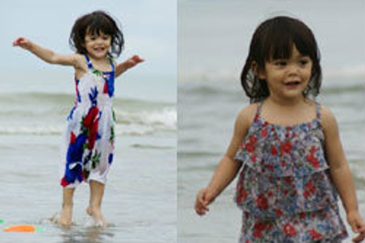 ลียา กับเซ็ทภาพน่ารักริมทะเล