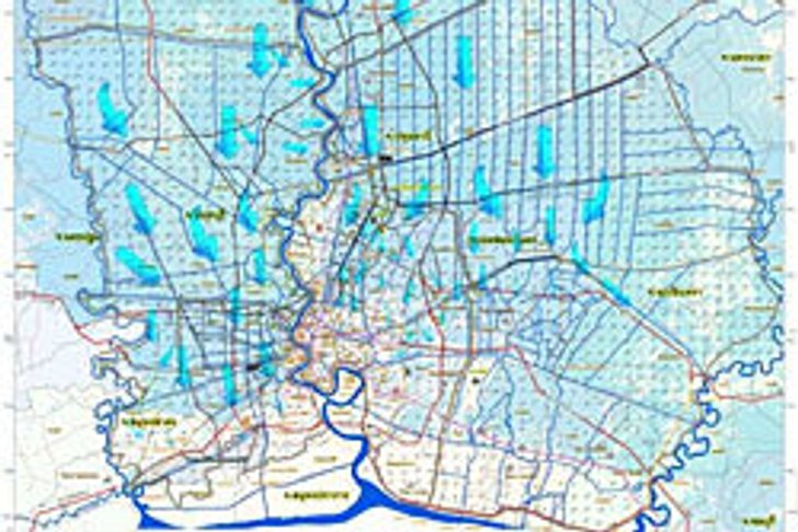 เปิดแผนที่ทหาร กทม.เขตไหน รอดน้ำท่วม