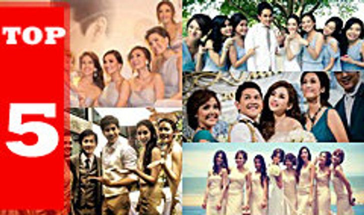 5 อันดับ แก๊งเพื่อนเจ้าสาวดารา สวยเริ่ด!