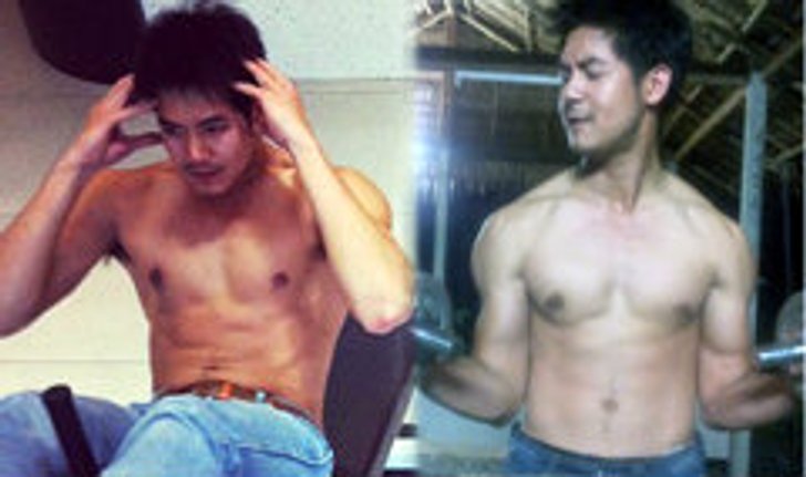 เก้งกวางน้ำลายหก! เวียร์ โชว์ล่ำในฟิตเนส