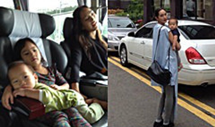 ตุ๊ก ชนกวนันท์ หอบลูกๆ บินเที่ยวลั้ลลาเกาหลี