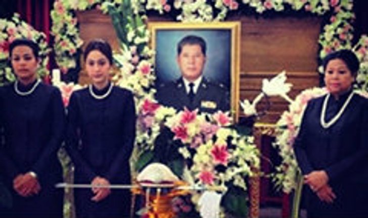พระราชทานเพลิงศพพ่อขวัญ อุษามณี นางเอกช่อง 7