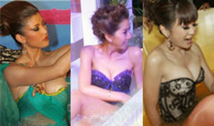 รวมทีเด็ด! ซุปตาร์สาวอวดลีลาลงอ่างสุดซี๊ด