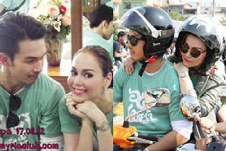 อั้ม ควง นัท ซิ่งเวสป้า โชว์หวานกลางกรุง