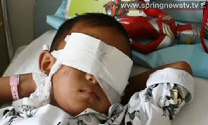 สุดเหี้ยม! คนร้ายควักลูกตาเด็กจีนวัย 6 ขวบ