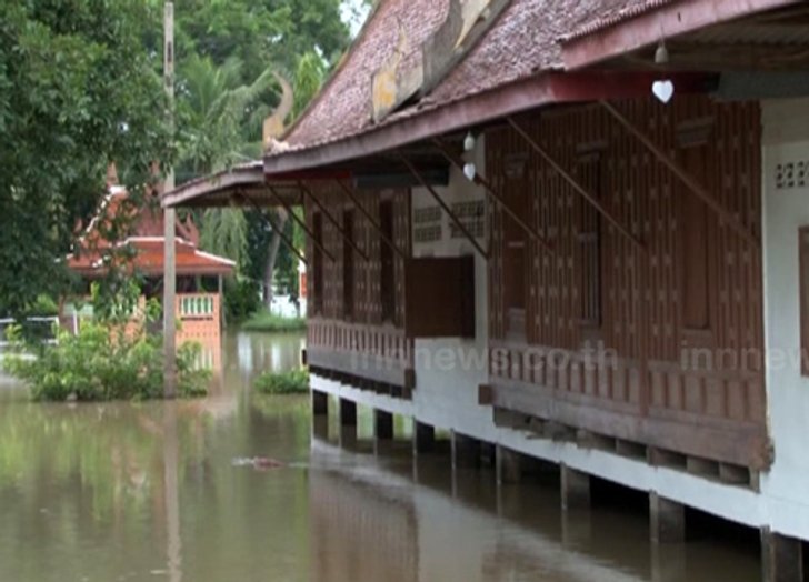 เขื่อนป่าสักเร่งระบายน้ำ8ตำบลท่าเรือท่วม2ม.