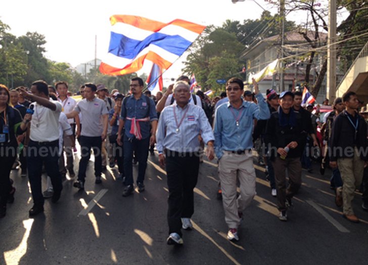 บก.จร.รายงานกปปส.มีสุเทพนำไปทำเนียบ