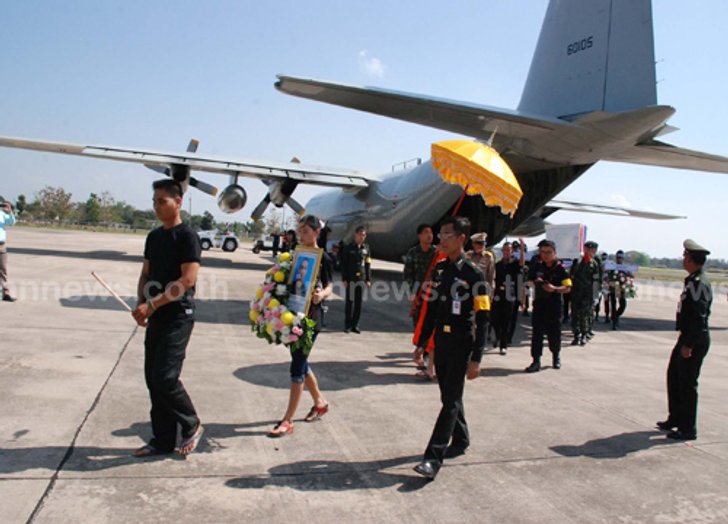 กองทัพภาคที่ 3 รับศพทหารกล้าพลีชีพไฟใต้