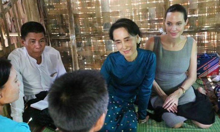 "แองเจลินา โจลี" เยือนเมียนมา เรียกร้องให้ปกป้องเด็ก-ผู้หญิงในพื้นที่ขัดแย้ง