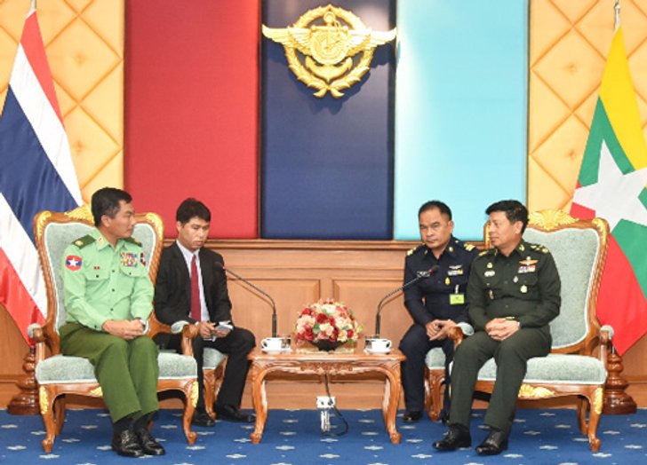 ผบ.สส.ให้การต้อนรับผู้ช่วยทูตทหารเมียนมา