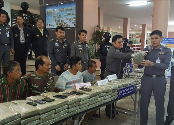ปส.แถลงรวบแก๊งยานรก2คดียึดของกลางเพียบ