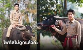 ไวรัล! "ปลัดภูมิ" ปลัดสุดหล่อขี่ควาย "จ้าวแสนเพชร" ไม่รู้จะโฟกัสอะไรก่อนดี