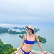 &#8220;ไอซ์ อภิษฎา&#8221; แซ่บแย่งซีน สวมทูพีซโพสท่ากลางวิวสวย ใครเห็นก็บอกไม่ได้มองวิวเลย