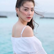&#8220;ใบเฟิร์น พิมพ์ชนก&#8221; อวดผิวขาวจั๊วะ ใส่ชุดซีทรูสีดำเซ็กซี่ที่มัลดีฟส์