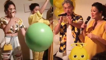 "เอมมี่" จัดปาร์ตี้ต้อนรับทายาทคนแรก เฉลยเพศกับแก๊งเพื่อนอย่างครื้นเครง