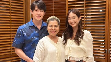 "เจมส์ มาร์" ควง "พาย รินรดา" ไปบ้านณเดชน์ "แม่แก้ว" ชมเปาะเหมาะสมกันมาก