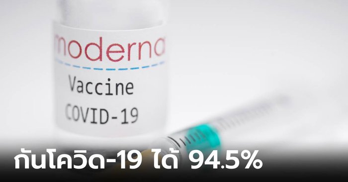 ใกล้เป็นจริง! "Moderna" คิดค้นวัคซีนโควิด-19 ป้องกันได้ถึง ...