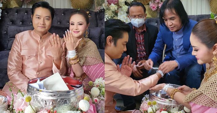 Rejoice, “Lamyong Nong Hin Hao” wields his boyfriend into a warm wedding ceremony.