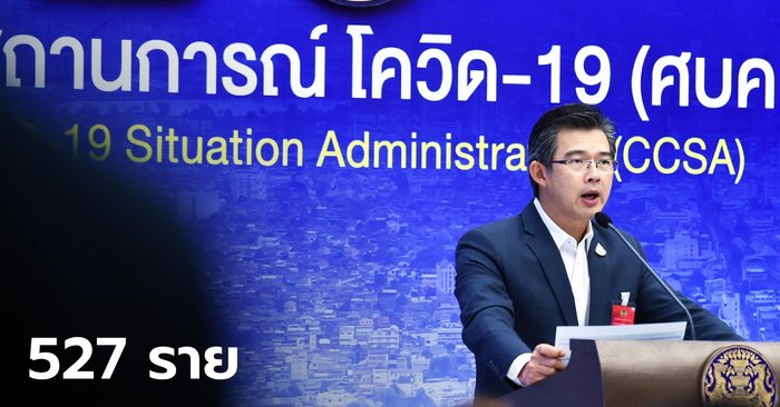 Today, Thailand has found 527 additional cases of COVID-19 and 82 of them have been infected, 8,966 cases have accumulated.