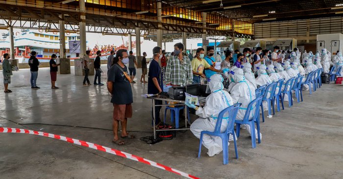 COVID Samut Sakhon  Today, there are 67 additional cases, including 2,938 cases of cumulative illness.