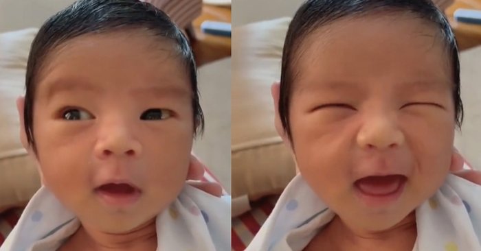 "น้องไคเดน" ทายาทหมื่นล้าน ลูกชาย "ขนมจีน" ยิ้มโปรยเสน่ห์ น่ารักไม่ไหว