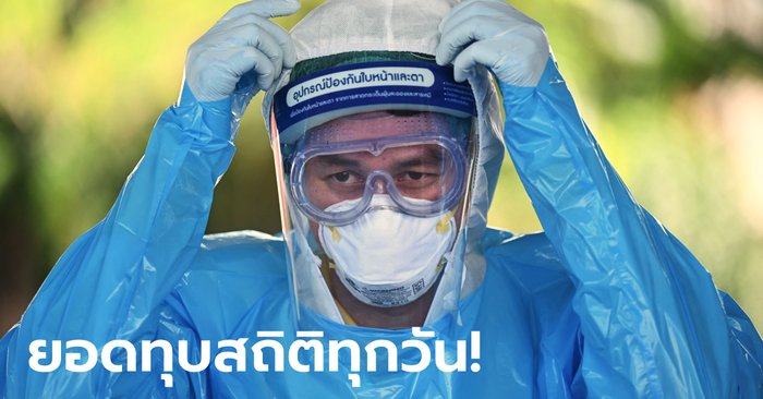 หนักขึ้นทุกวัน! โควิดวันนี้เสียชีวิต 61 ราย ไทยติดเชื้อเพิ่ม 6,087 ราย จากเรือนจำ 207 ราย