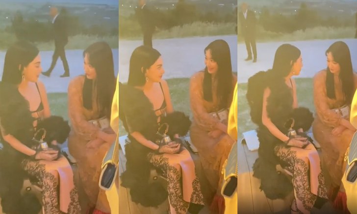 โมเมนต์กรี๊ดเลย "ใหม่ ดาวิกา" นั่งคุยมุ้งมิ้งกับ "ชิน มิน-อา" นางเอกเกาหลีคนดัง