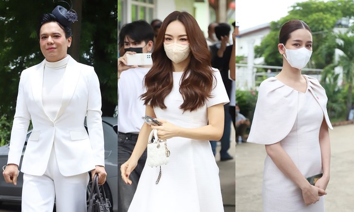 "เอ ศุภชัย-เป้ย-โม อมีนา" ร่วมส่งนางฟ้า "แตงโม นิดา" ในพิธีฌาปนกิจ