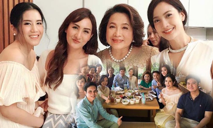 งานวันเกิดแม่แต้ว ณฐพร รวมครอบครัว ต้น อาชว์
