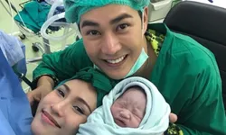 แอมป์ พีรวัศ เป็นคุณพ่อสมใจ ได้อุ้มลูกชายคนแรกแล้ว