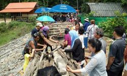 เป็นความหวังคนจน แห่ส่องเลขเด็ด เรือตะเคียนโบราณอายุกว่า 200 ปี