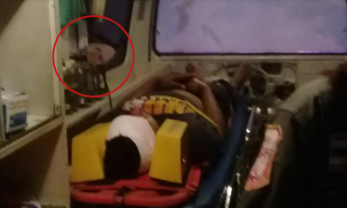 กู้ภัยขนหัวลุก ถ่ายภาพติดใบหน้าปริศนาบนรถฉุกเฉิน เชื่อเป็นผีตายโหง