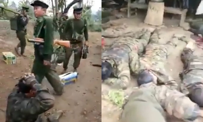 กองทหารคะฉิ่น ตีตลบหลังทหารเมียนมา ตายเกลื่อน 24 ศพ