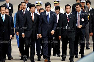 16 ผู้นำอาเซียนทยอยลงสนามบินอู่ตะเภา
