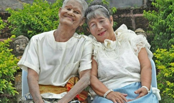 รักแท้ไม่จำกัดวัย คุณตาพิการวัย 72 เข้าพิธีแต่งงานยายวัย 76