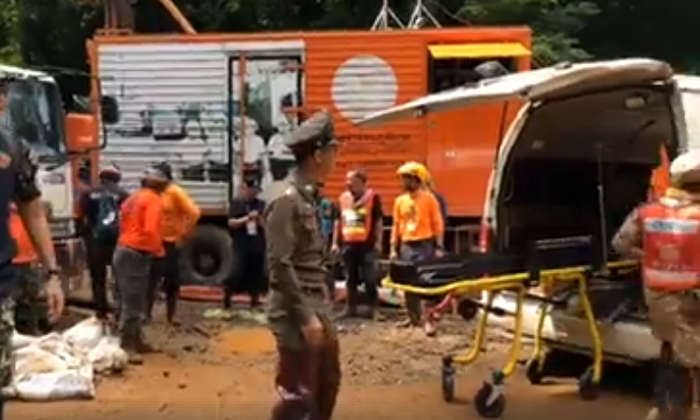 ด่วน! ไฟดูดเจ้าหน้าที่ใน "ถ้ำหลวง" สั่งตัดไฟทันที