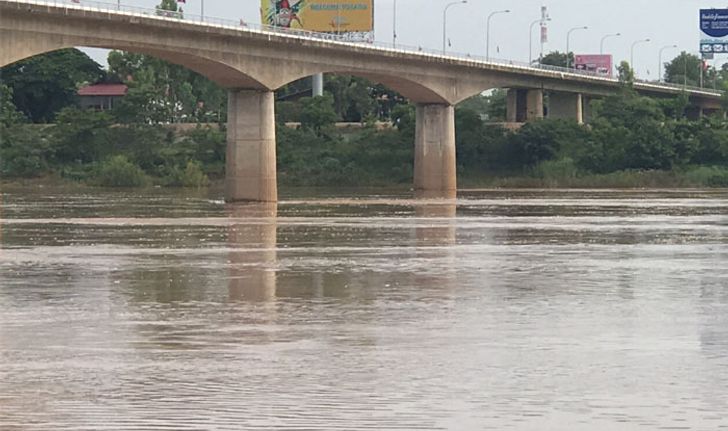 ฝนตกหนัก แม่น้ำโขงน้ำขึ้นฉับพลัน วันเดียวขึ้นเกือบ 1 เมตร