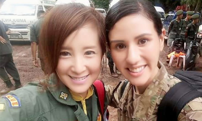 "ต่าย สายธาร" ขอบคุณทหารหญิงสหรัฐฯ แทนคนไทย หากมีโอกาสจะพาไปเที่ยวสมุย
