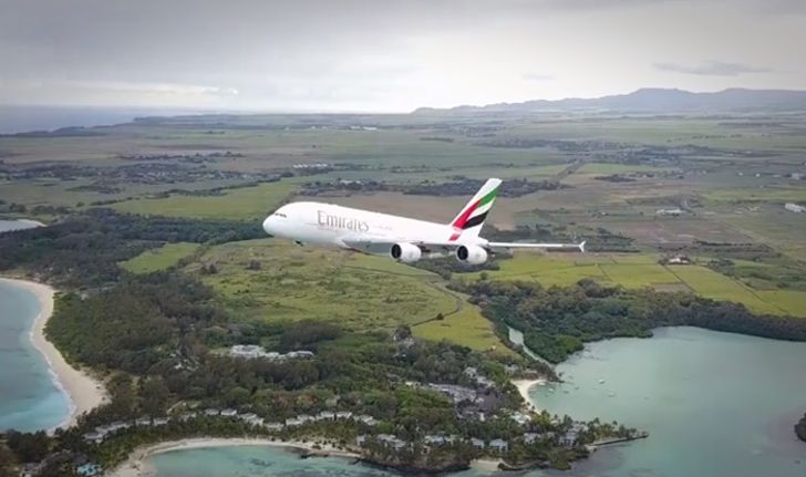 ภาพสวยไม่ห่วงชีวิตใคร โลกด่า "โดรน" บินเฉียดเครื่องบิน A380 ไปนิดเดียว