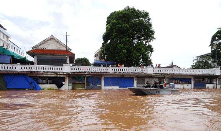 "ระดับน้ำโขง" ยังน่าห่วง สถานีเรือมุกดาหารเฝ้าติดตามอย่างใกล้ชิด