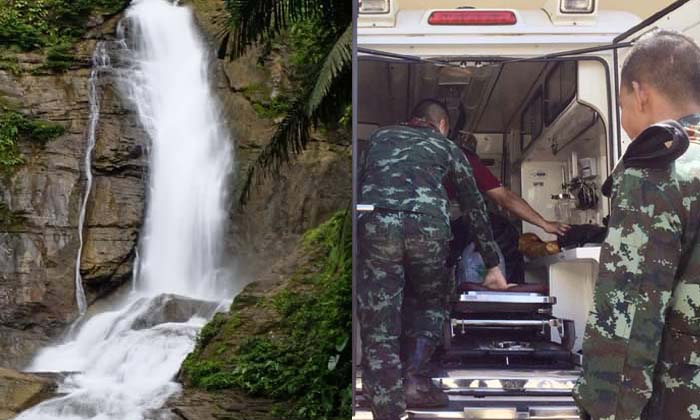 นทท.ตกเขา “อุทยานแห่งชาติเขาแหลม” ระดมสรรพกำลังส่งทีมเข้าช่วยเหลือ