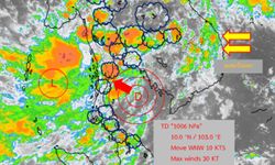 กรมอุตุฯ แจ้งเตือน พายุดีเปรสชั่นกลางอ่าวไทย จ่อเข้าประจวบฯ คืนนี้