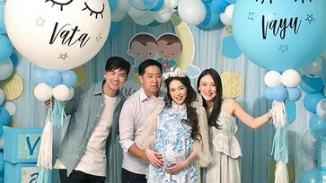 "บัว สโรชา" จัดปาร์ตี้ Baby Shower รอต้อนรับลูกชายฝาแฝด