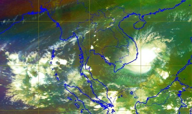 ส่องภาพดาวเทียม เที่ยงวันฝนกระหน่ำเมืองกรุง ไม่เกี่ยวอิทธิพลพายุดีเปรสชั่น