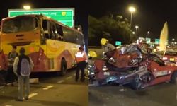 สนั่นฮ่องกง รถบัสชนกับแท็กซี่ ผู้โดยสารกระเด็นออกจากรถ ดับ 5 เจ็บอีกอื้อ