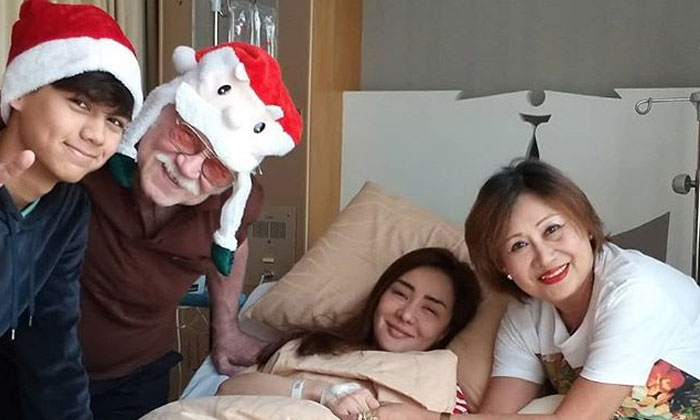 "นิโคล เทริโอ" ลงภาพฉลองคริสต์มาสที่โรงพยาบาล
