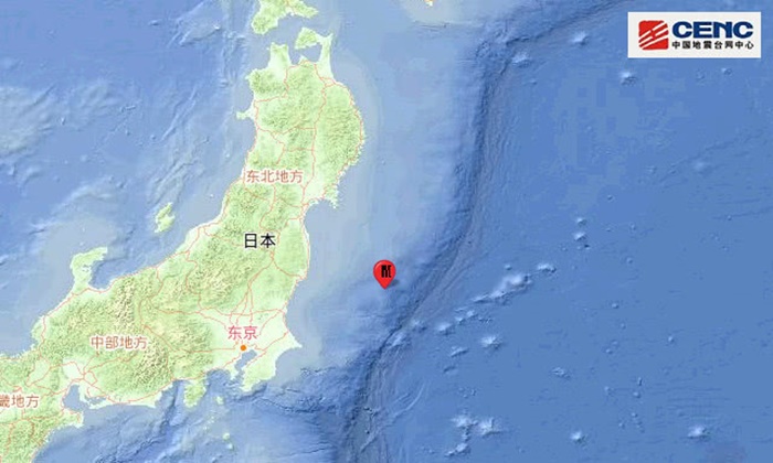 แผ่นดินไหว 5.8 นอกชายฝั่งเกาะฮอนชู ยังไม่มีรายงานความเสียหาย