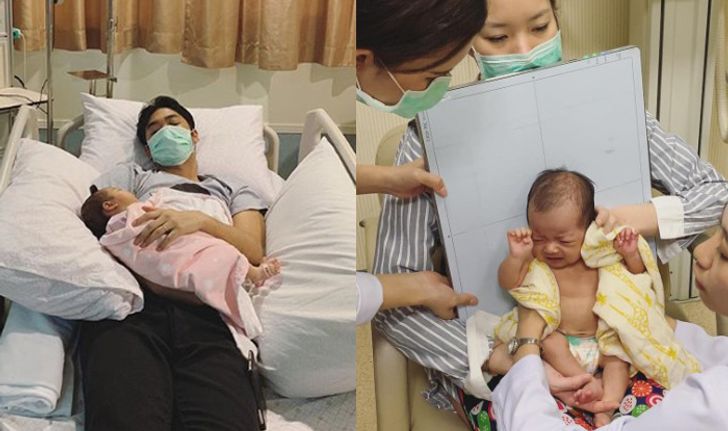 "เนม ปราการ" เจ็บปวดที่สุดในชีวิต ลูกสาววัย 1 เดือน ป่วยเข้า ICU